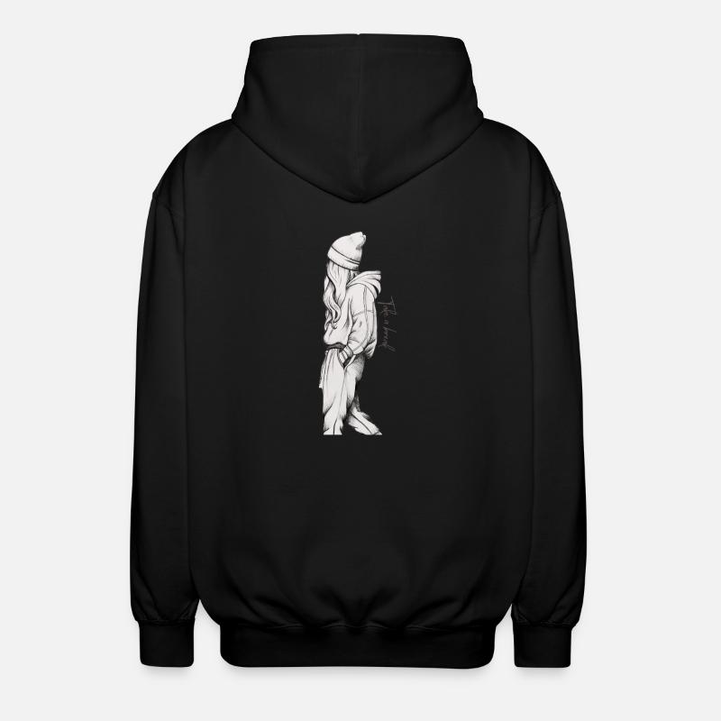 Take a Break - Unisex Kapuzenjacke - Schwarz