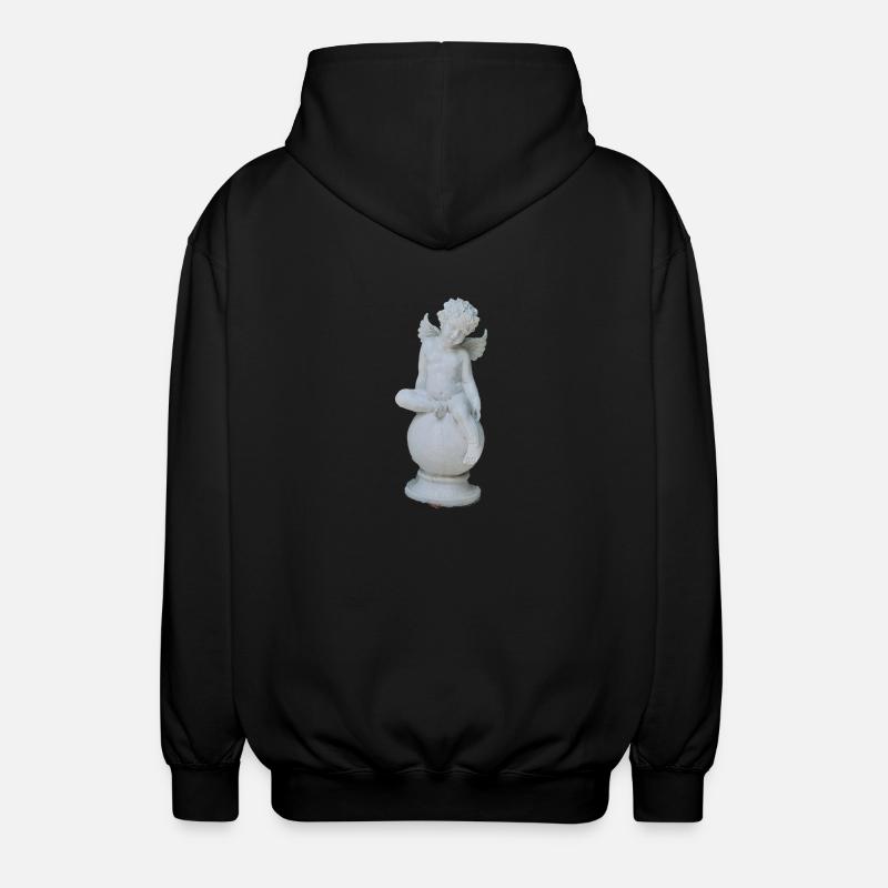 Engel - Unisex Kapuzenjacke - Schwarz