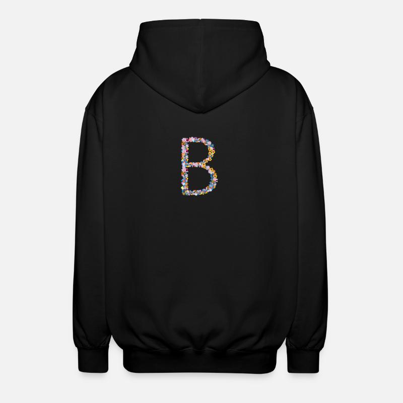 B FLOWERS - Veste à capuche unisexe - noir