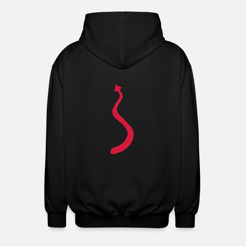 Teufel - Unisex Kapuzenjacke - Schwarz