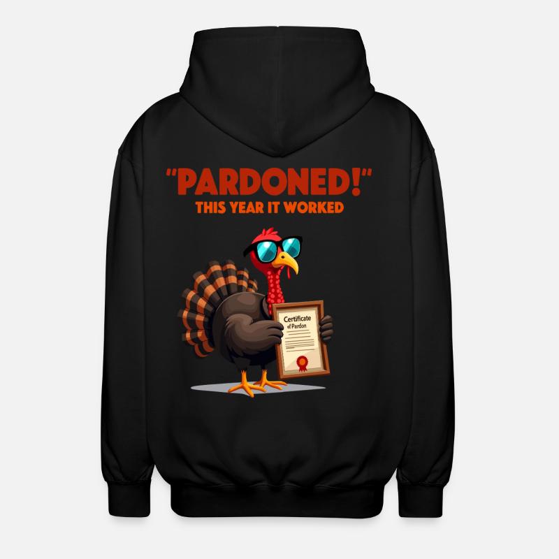 Turquie graciée - Veste à capuche unisexe - noir
