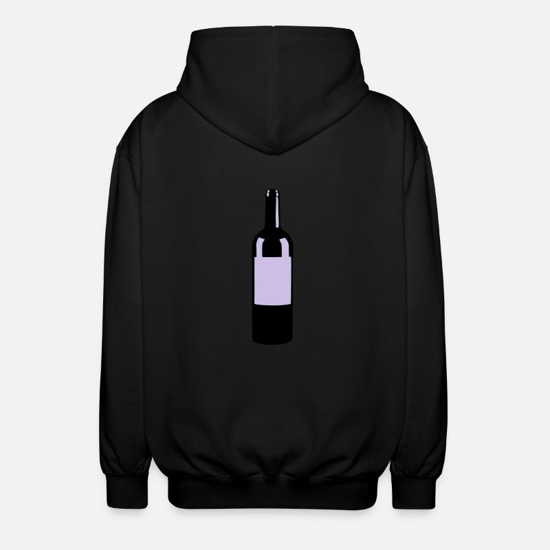 Weinfalsche - Unisex Kapuzenjacke - Schwarz