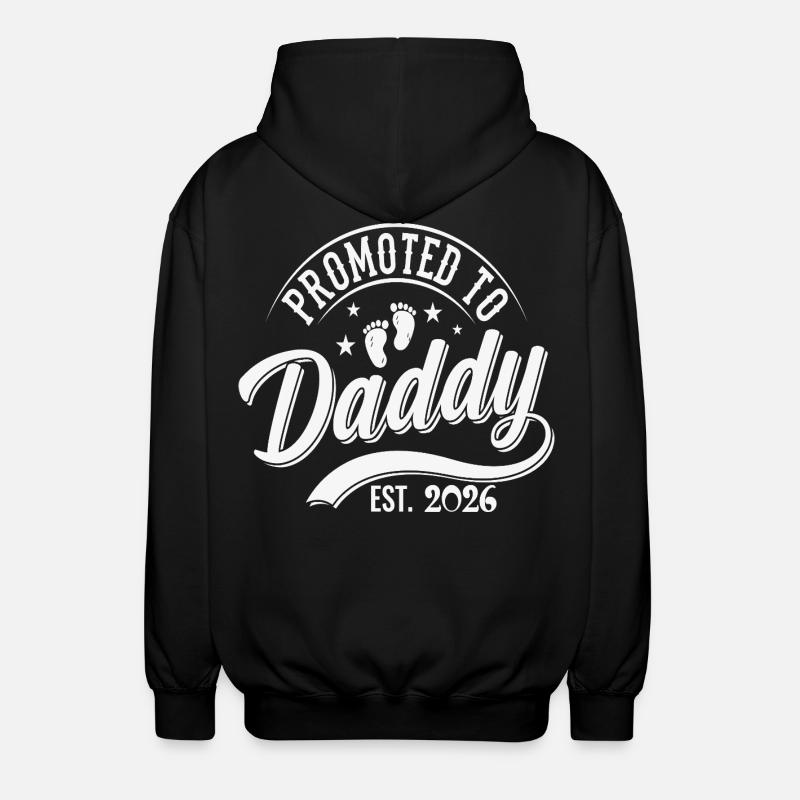 Promu papa 2026 - Veste à capuche unisexe - noir
