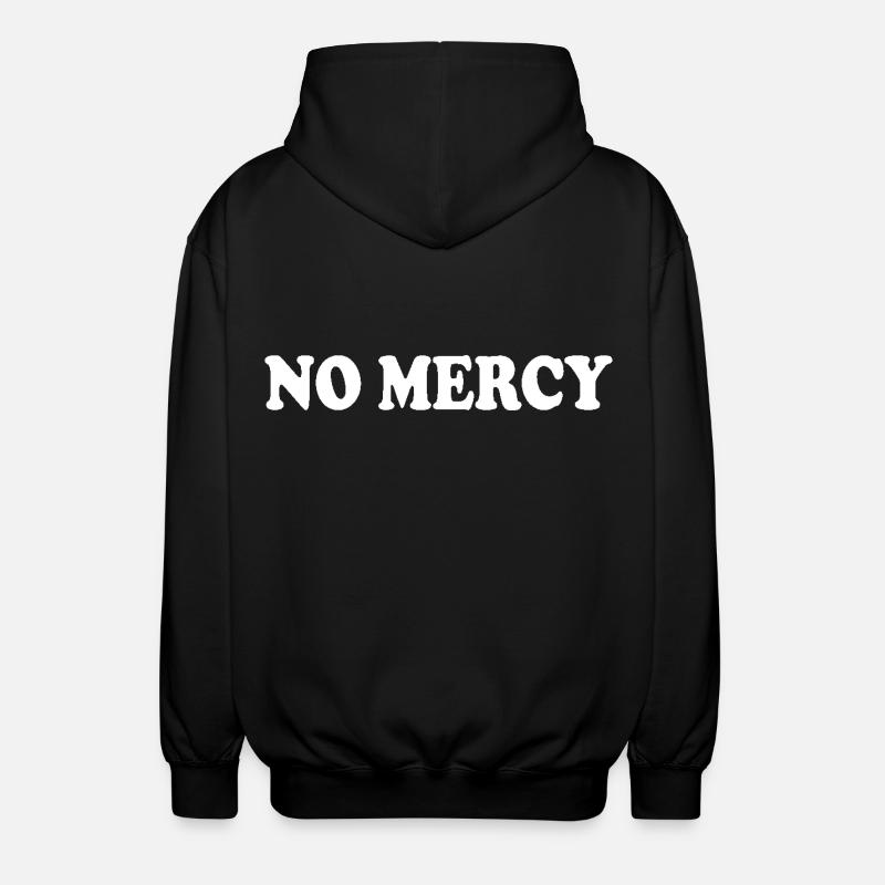 No mercy - Unisex Kapuzenjacke - Schwarz