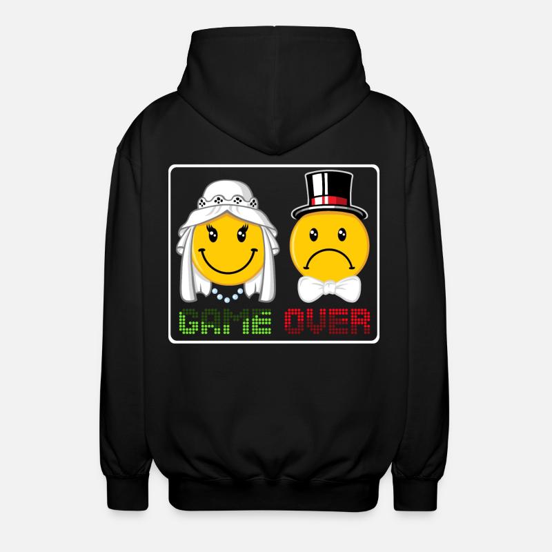 Game over - Unisex Kapuzenjacke - Schwarz