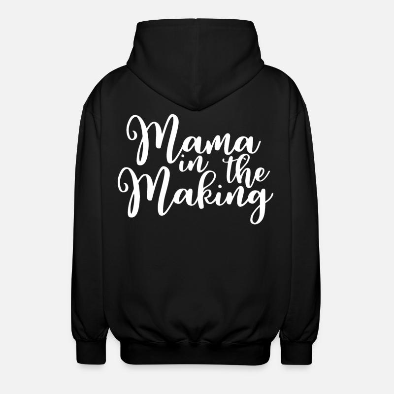Maman en devenir - Veste à capuche unisexe - noir