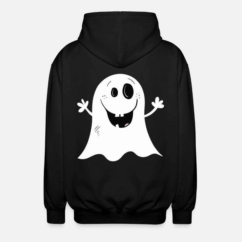 Cool Little Ghost I Halloween - Veste à capuche unisexe - noir