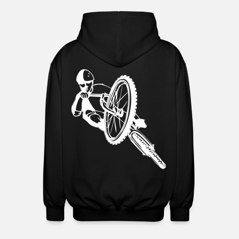 VTT - Descente - Veste à capuche unisexe - noir