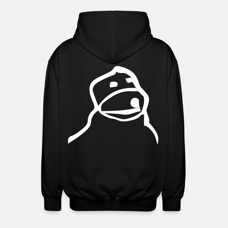 Flat Eric - Unisex Kapuzenjacke - Schwarz