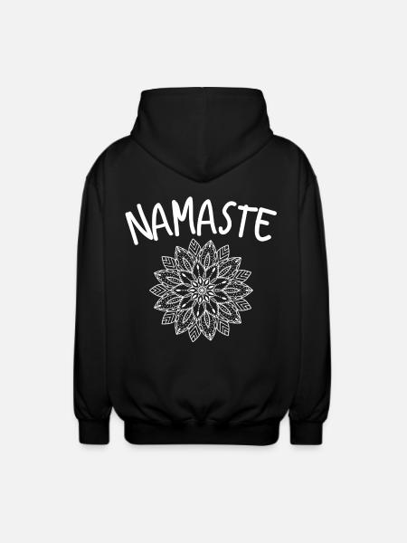 Yoga Namaste méditation - Veste à capuche unisexe - noir