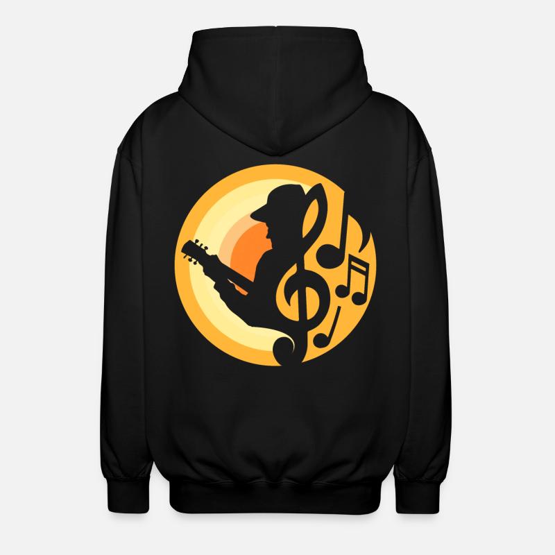 Guitariste - Veste à capuche unisexe - noir