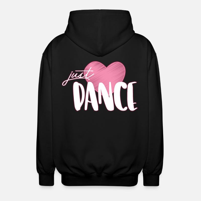 Dance - Unisex Hooded Jacket - black