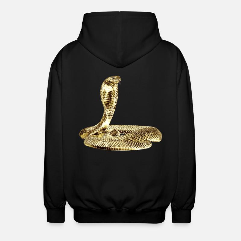 Cobra à l’attaque de Black - Veste à capuche unisexe - noir