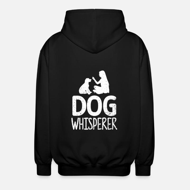Hundeflüsterer - Unisex Kapuzenjacke - Schwarz