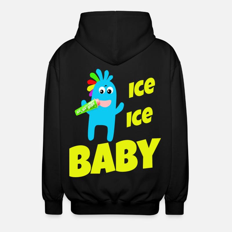 Eis Eis Baby - Unisex Kapuzenjacke - Schwarz
