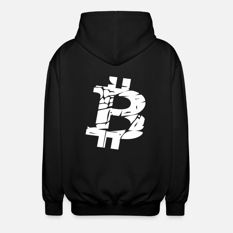 Bitcoin Revolution - Unisex Kapuzenjacke - Schwarz