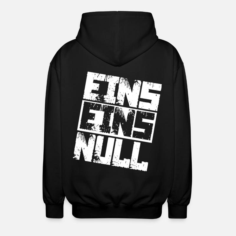 Polizei 110 Notruf - Unisex Kapuzenjacke - Schwarz