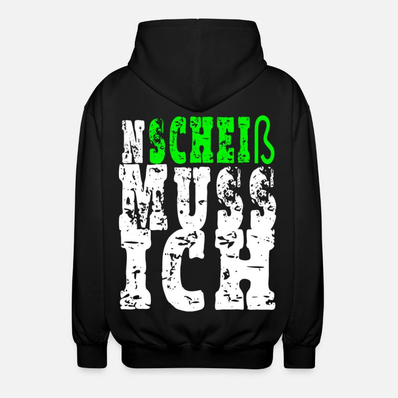 Je dois chier - Veste à capuche unisexe - noir