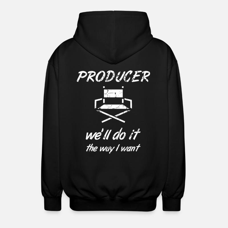 Videoproduzent - Unisex Kapuzenjacke - Schwarz