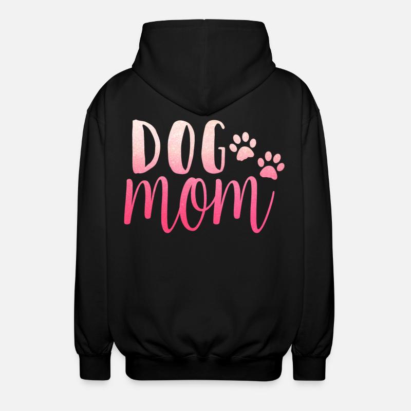 Maman de chien - Veste à capuche unisexe - noir