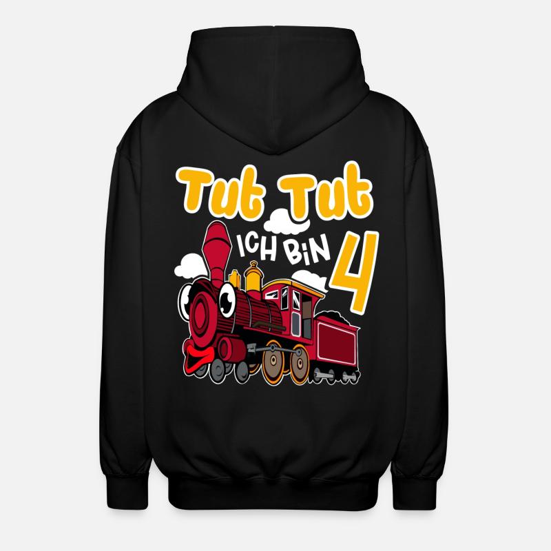 Tut Tut Ich Bin 4 - Unisex Kapuzenjacke - Schwarz
