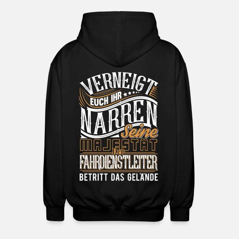 Fahrdienstleiter - Unisex Kapuzenjacke - Schwarz
