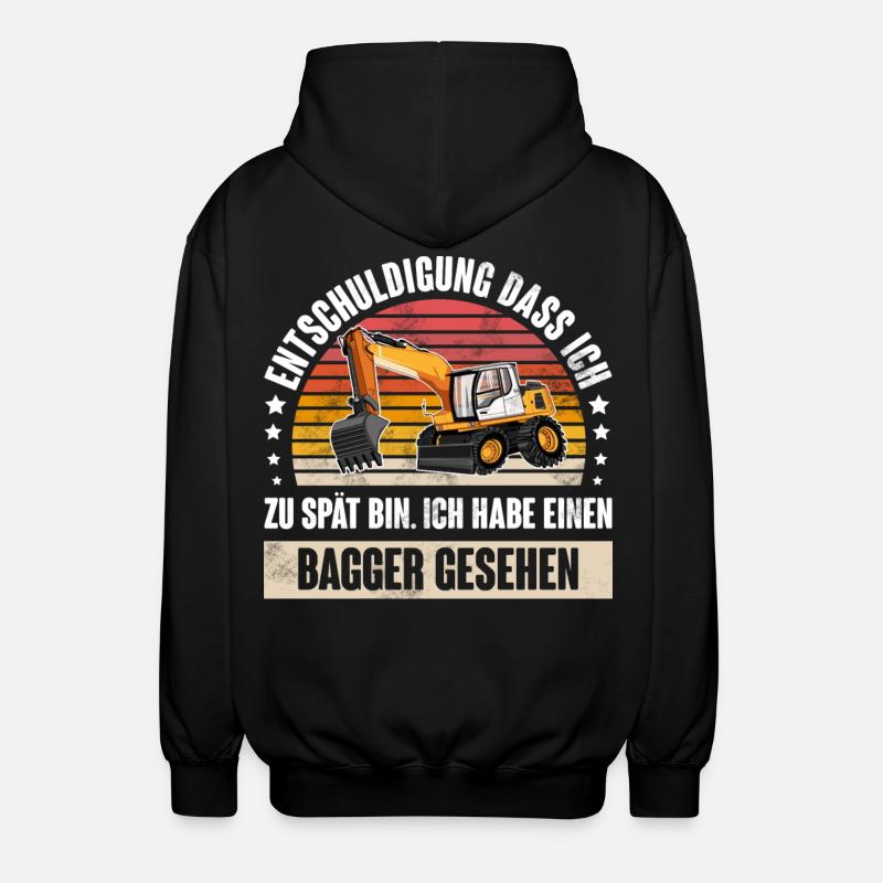 Bagger - Unisex Kapuzenjacke - Schwarz