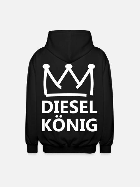 Diesel King - Unisex Hooded Jacket - black