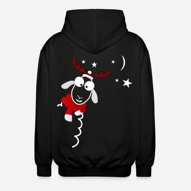 Weihnachten - Unisex Kapuzenjacke - Schwarz