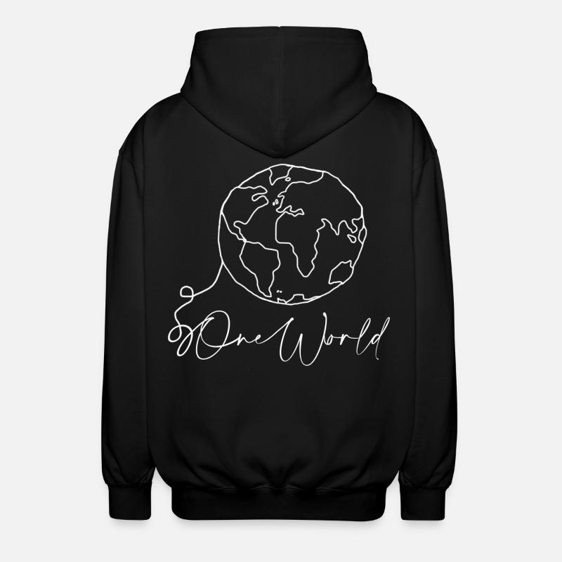 Monde - Veste à capuche unisexe - noir
