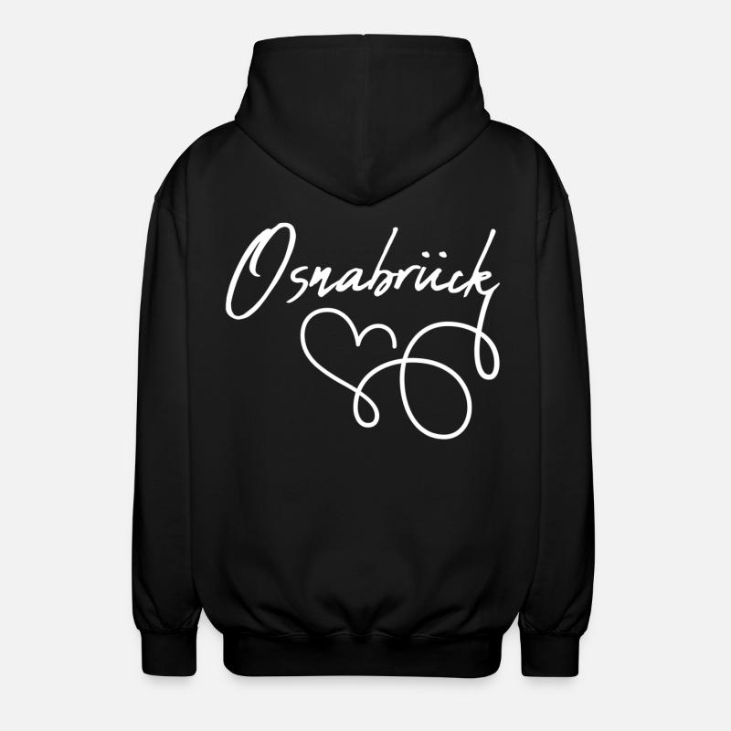 Osnabrück - Unisex Kapuzenjacke - Schwarz