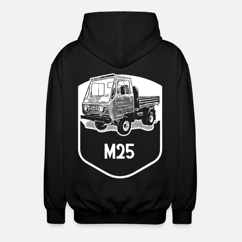 Multicar M25 - RDA - Classique - Veste à capuche unisexe - noir