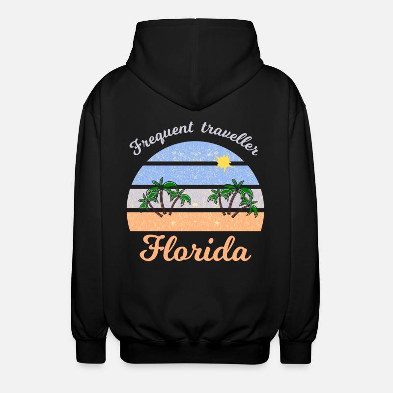 Vacances en Floride - Veste à capuche unisexe - noir