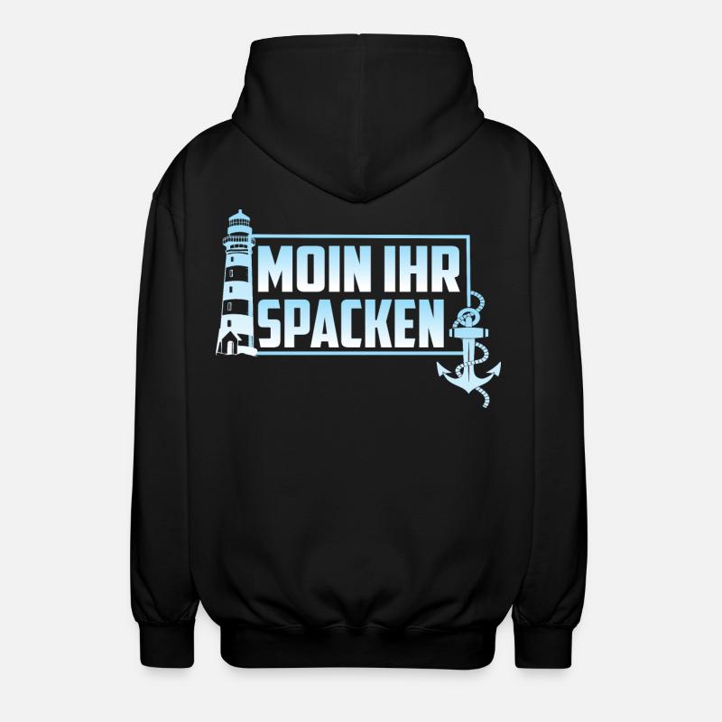 MOIN VOTRE SPACKEN - Veste à capuche unisexe - noir