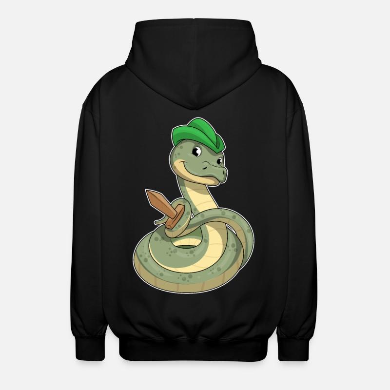 Épée Serpent - Veste à capuche unisexe - noir