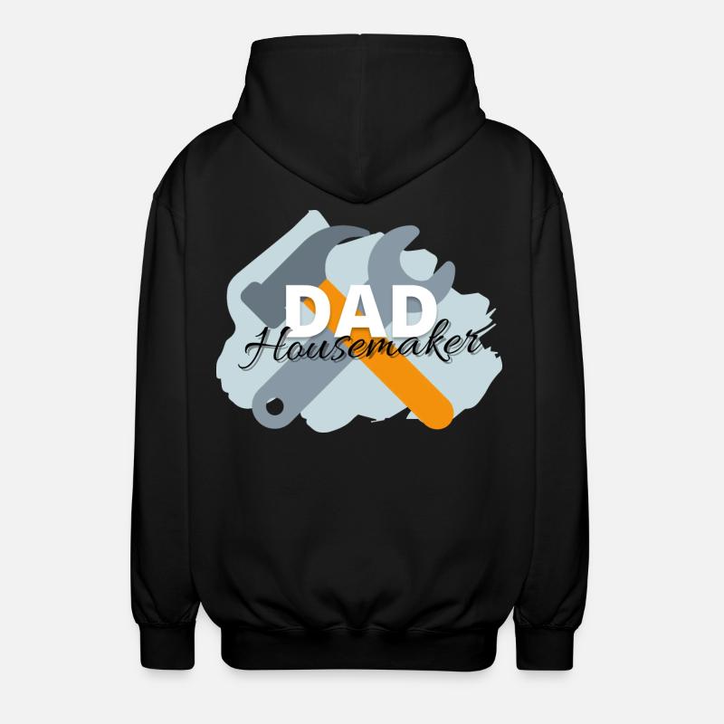 Papa ménagère - Veste à capuche unisexe - noir