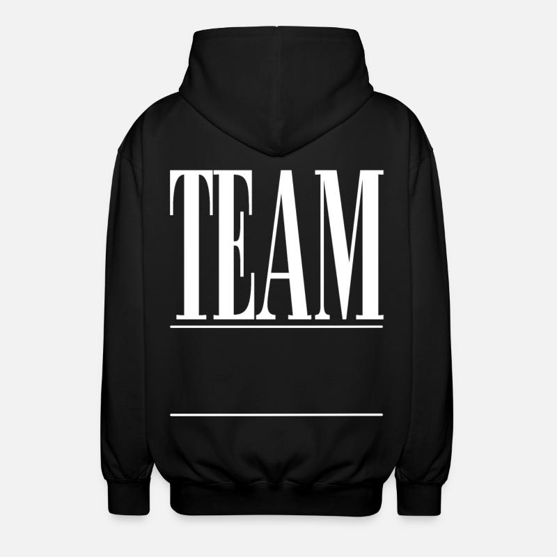 Team - Unisex Kapuzenjacke - Schwarz