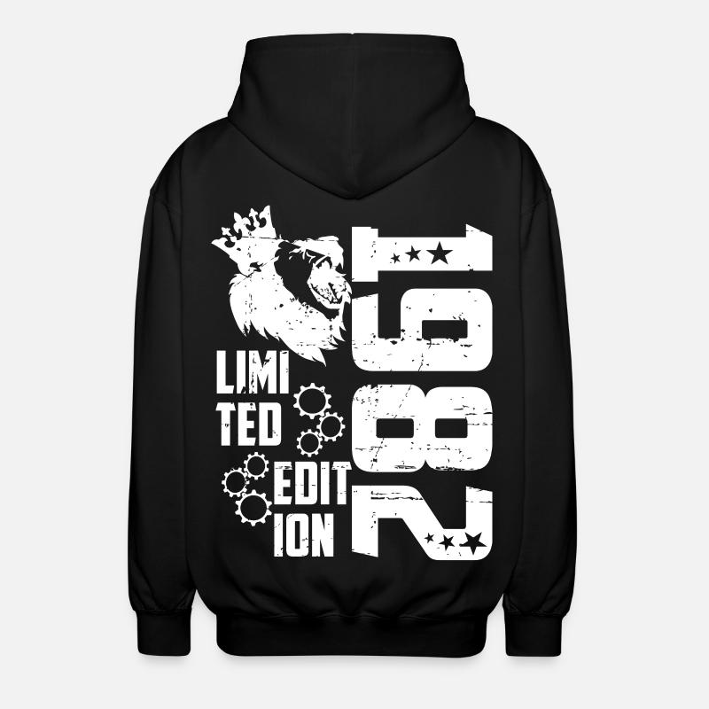 1982 Born Édition Limitée - Veste à capuche unisexe - noir