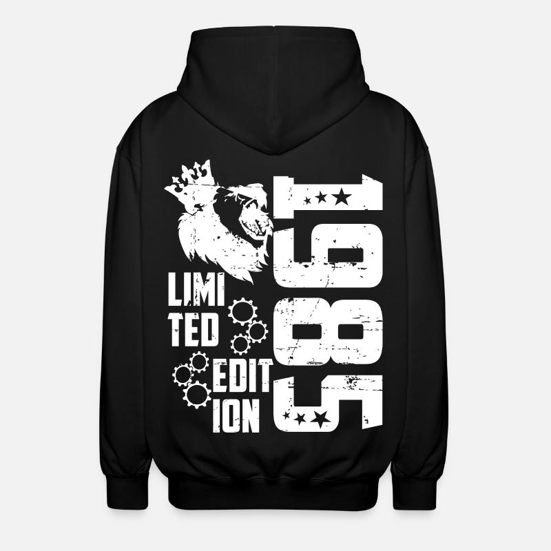 1985 Born Édition Limitée - Veste à capuche unisexe - noir