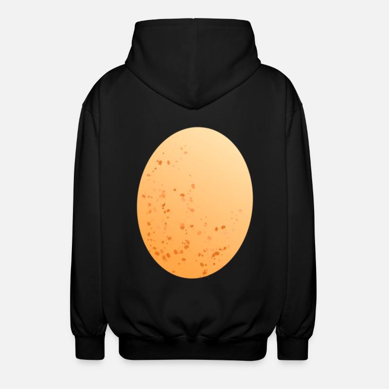 Oeuf oeuf poule - Veste à capuche unisexe - noir