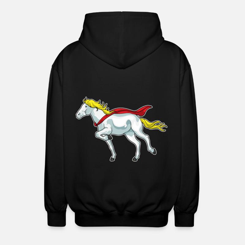 Courses hippiques - Veste à capuche unisexe - noir