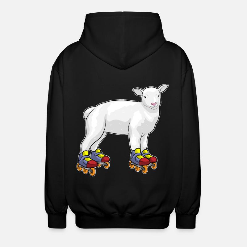 Lamm Inline skating Inline skates - Unisex Kapuzenjacke - Schwarz