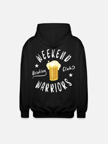 Weekend Beer Club - Unisex Hooded Jacket - black