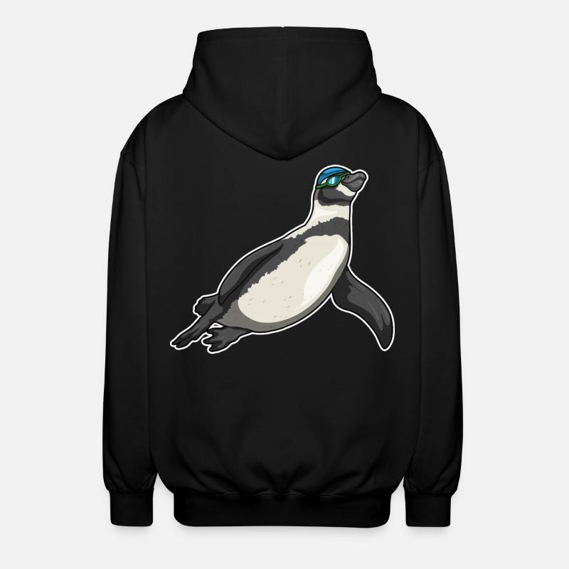 Lunettes de natation Pingouin - Veste à capuche unisexe - noir