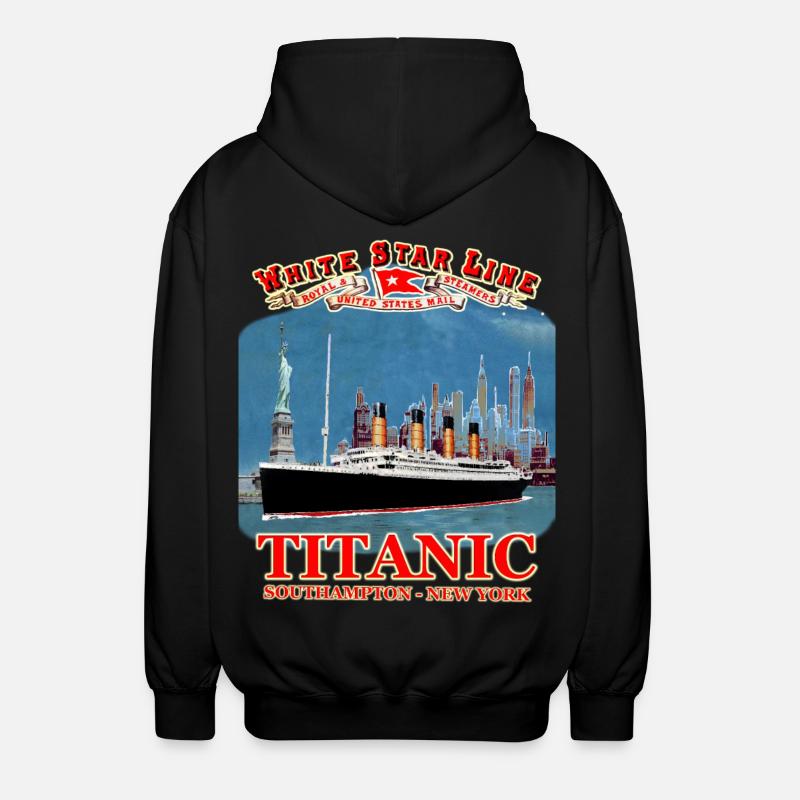 TITANIC creation Louis RUNEMBERG © Adagp - Unisex Hooded Jacket - black