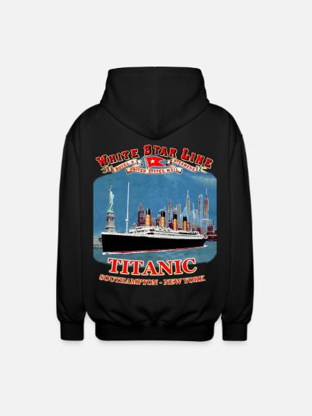 TITANIC skapelse Louis RUNEMBERG © Adagp - Luvjacka unisex - svart