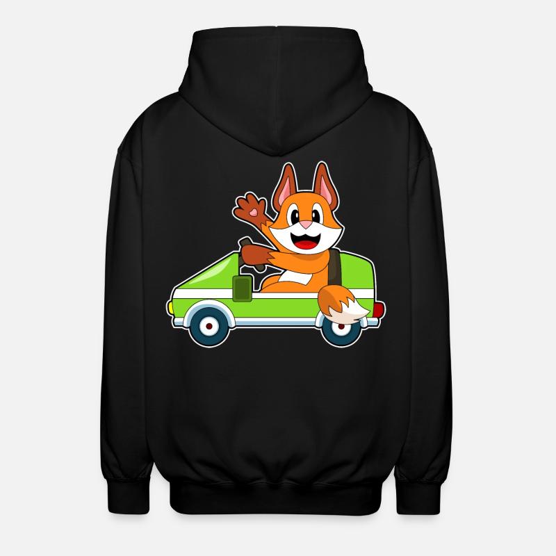 Voiture Fuchs - Veste à capuche unisexe - noir