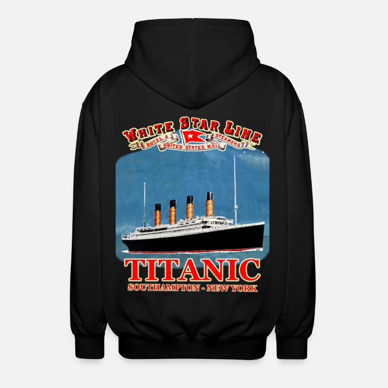 TITANIC creation Louis RUNEMBERG © Adagp - Unisex Hooded Jacket - black