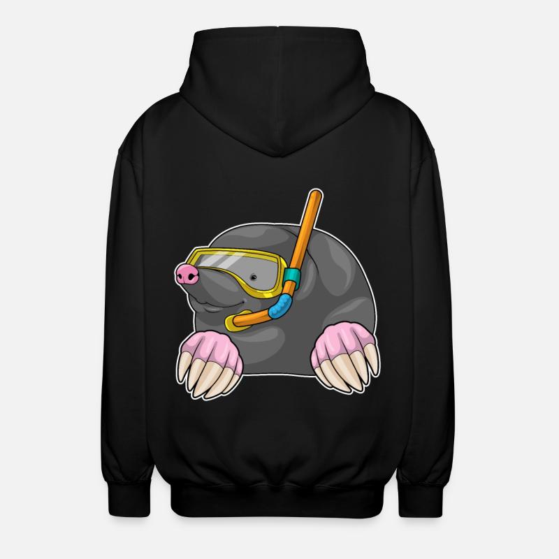 Mole Diver Snorkel - Veste à capuche unisexe - noir