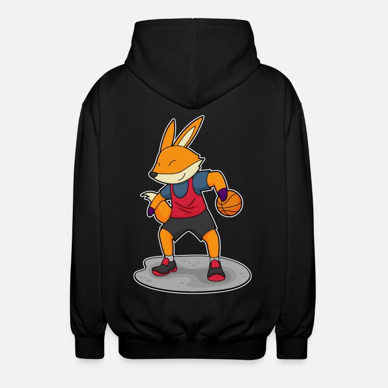 Fuchs Basketteur Basketteur - Veste à capuche unisexe - noir